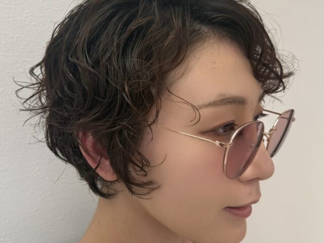 ショートへパーマ