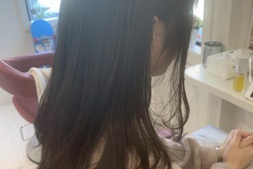 【ツヤと透明感】アッシュブラウンで仕上げる上品な丸みボブ🍊