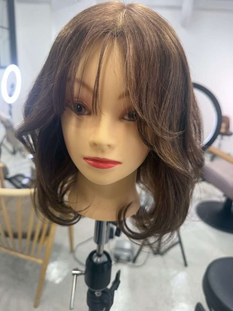 ミディアムレイヤーのカット講習で仕上げたヘアスタイル