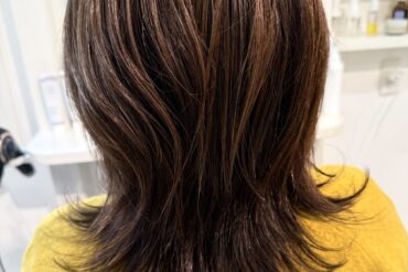 立体感のあるカールボブでイメチェン｜チョコブラウンでやわらかな印象に🍫
